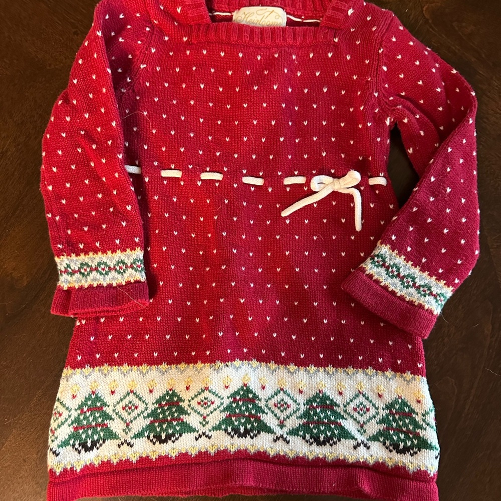 Toddler Holiday Sweater Dress